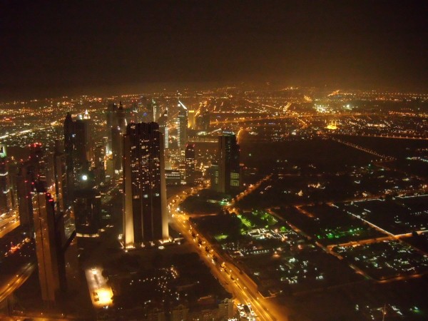 Dubai visto desde el edificio más alto del mundo