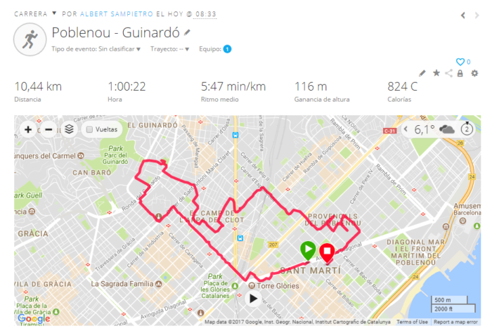 Random Running en Barcelona